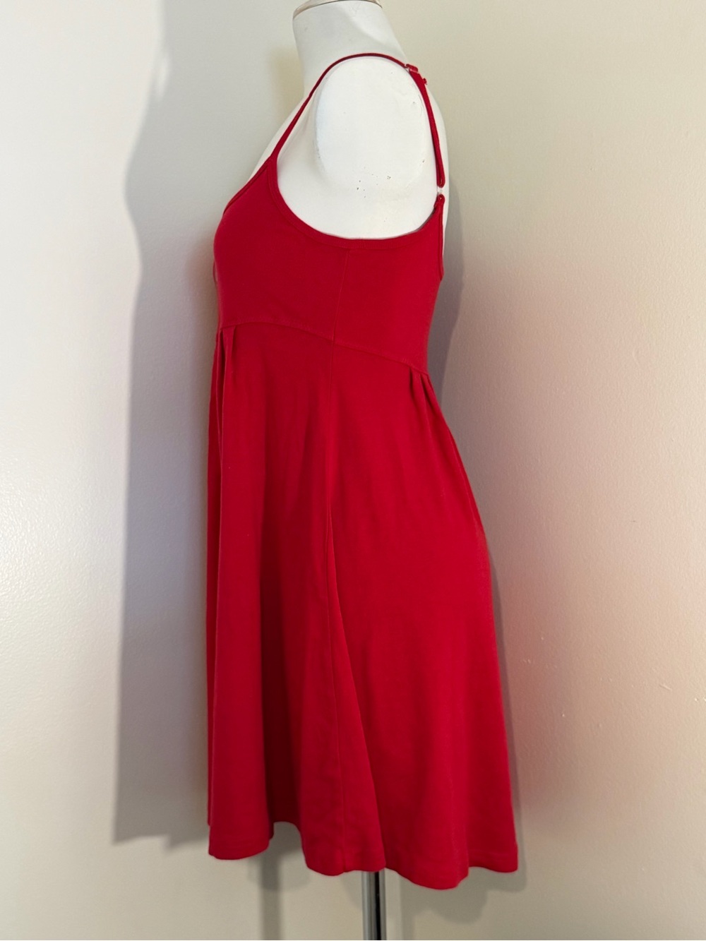 University Logo Red Spaghetti-Strap Mini Dress - Picture 4 of 5